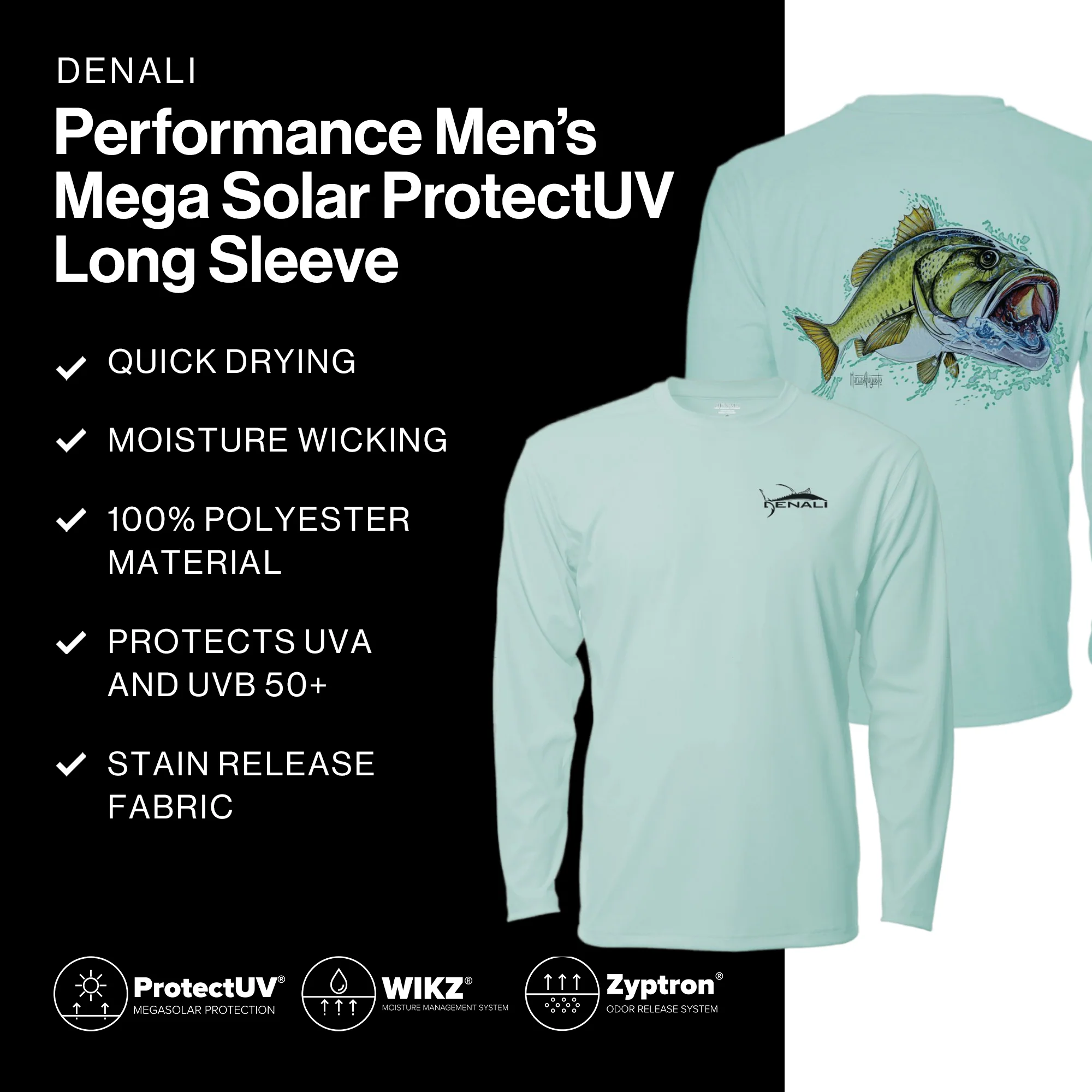 Bass - Long Sleeve ProtectUV® Sun Protective Shirt - Image 35