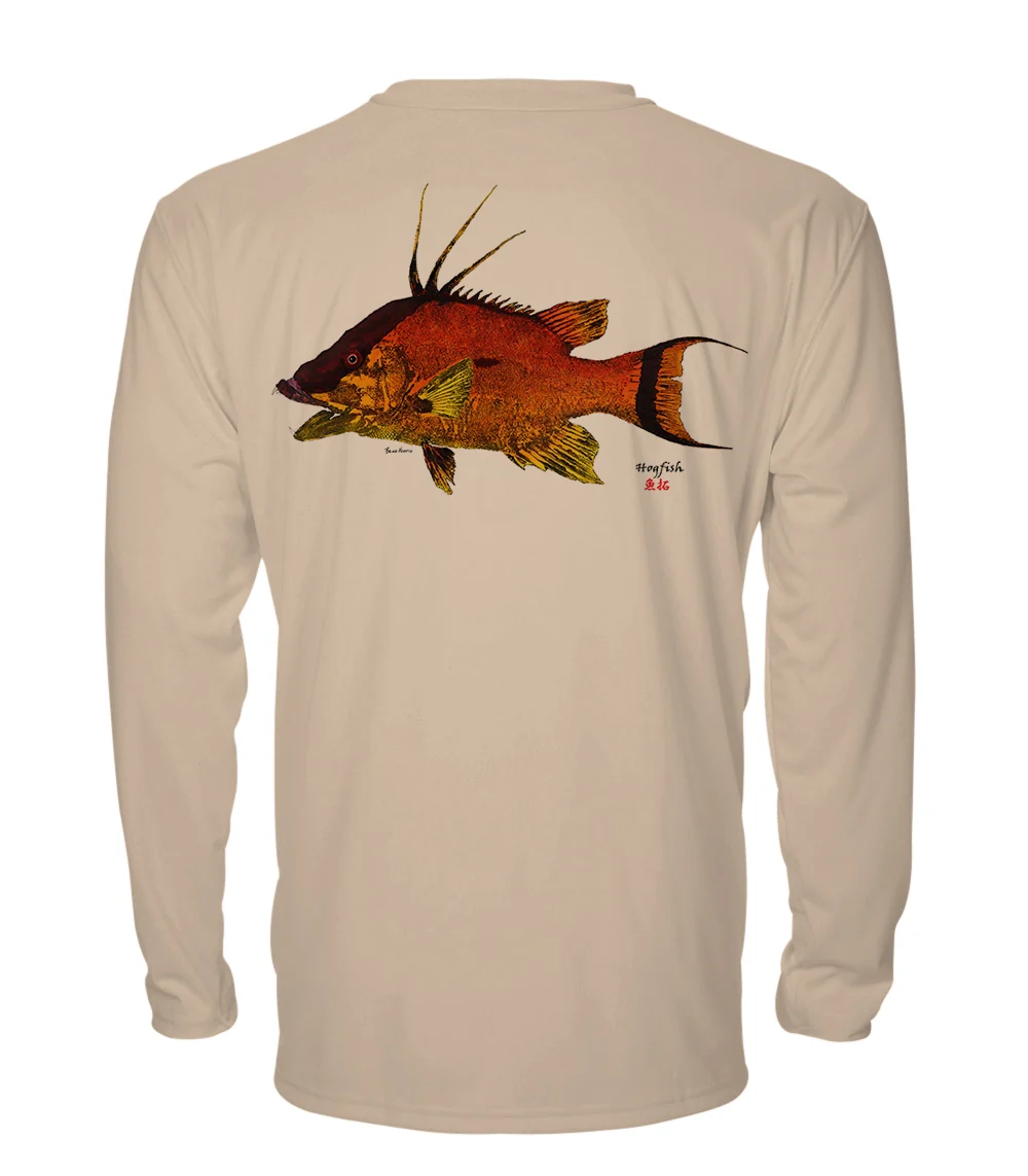 Florida Hogfish - chillBRO® by Denali Mens Long Sleeve Sun Protective Shirt - Image 13