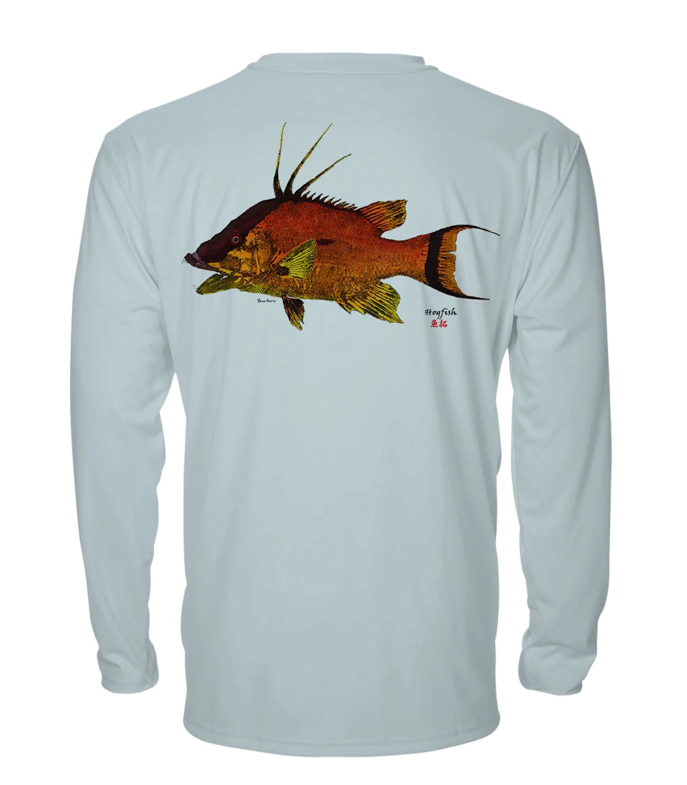 Florida Hogfish - chillBRO® by Denali Mens Long Sleeve Sun Protective Shirt - Image 4