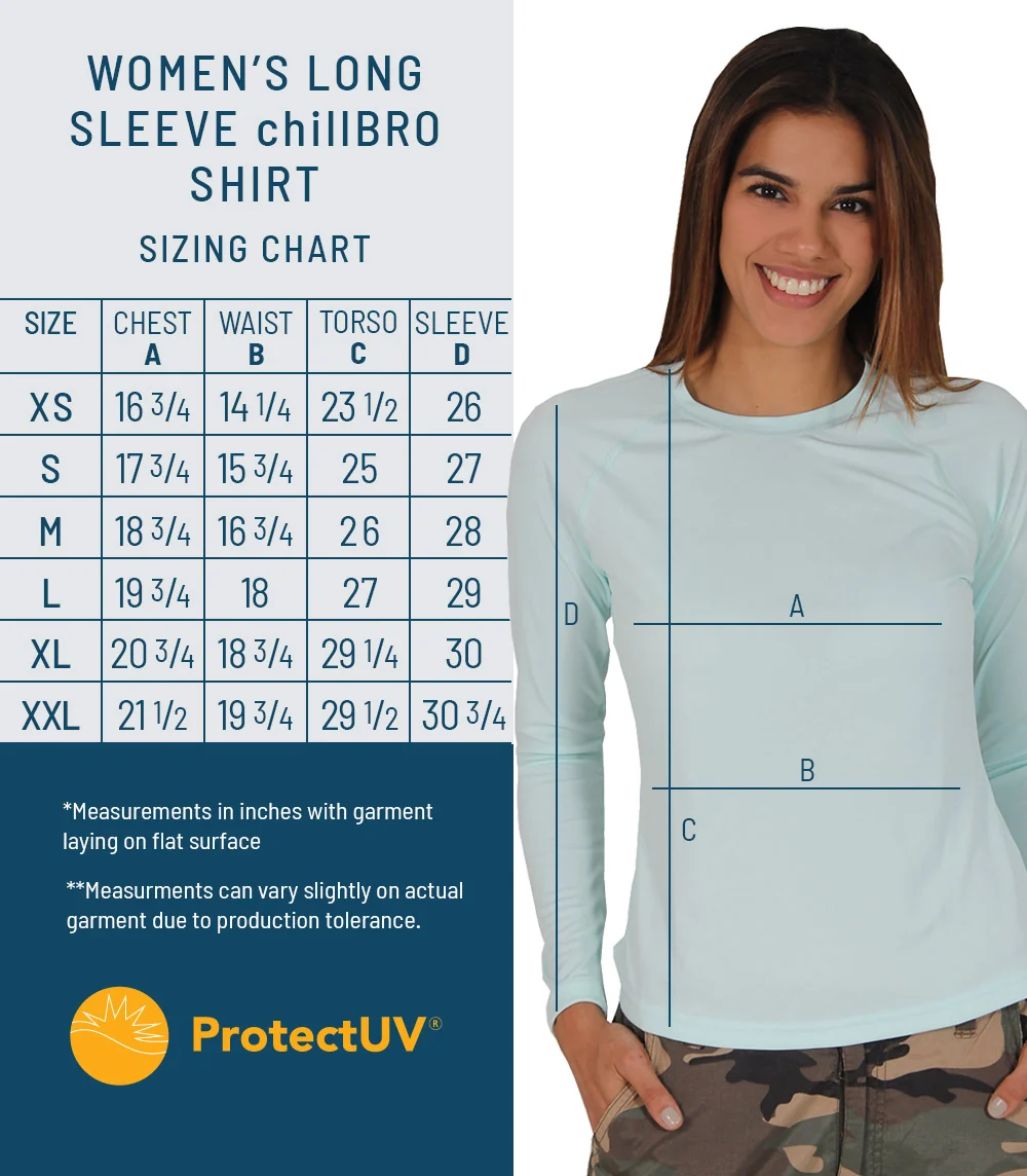 chillBRO® by Denali: Ladies Long Sleeve Sun Protective Shirt - Image 12